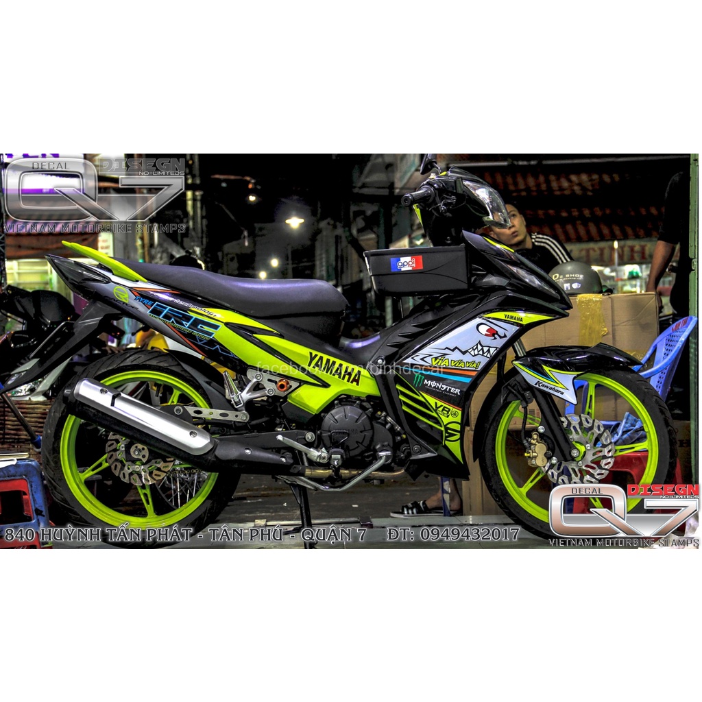 TEM RỜI EXCITER 2011 XANH ĐEN