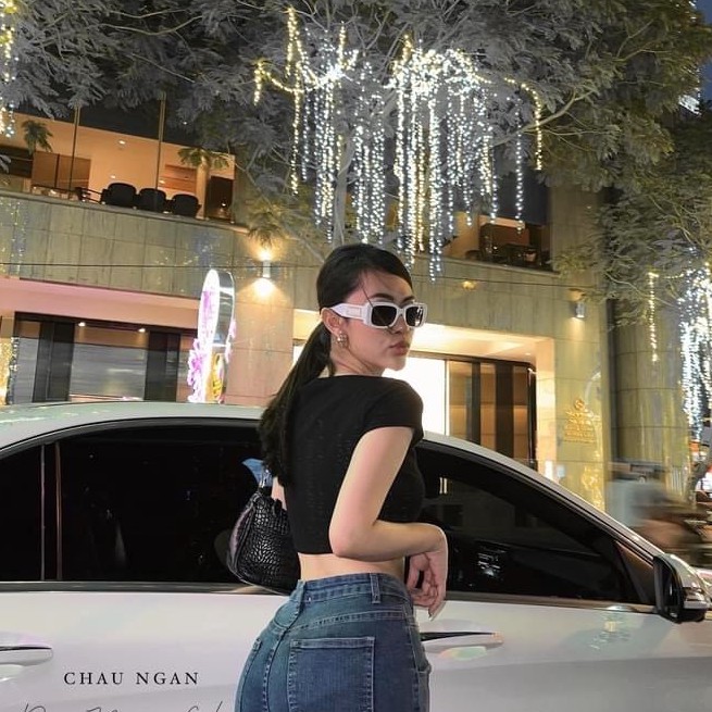 Áo Croptop Cổ U Ngắn Tay Nữ - Rere.Store B13-1 Thun ôm body sexy, phông trơn cổ tròn cá tính màu basic Ulzzang