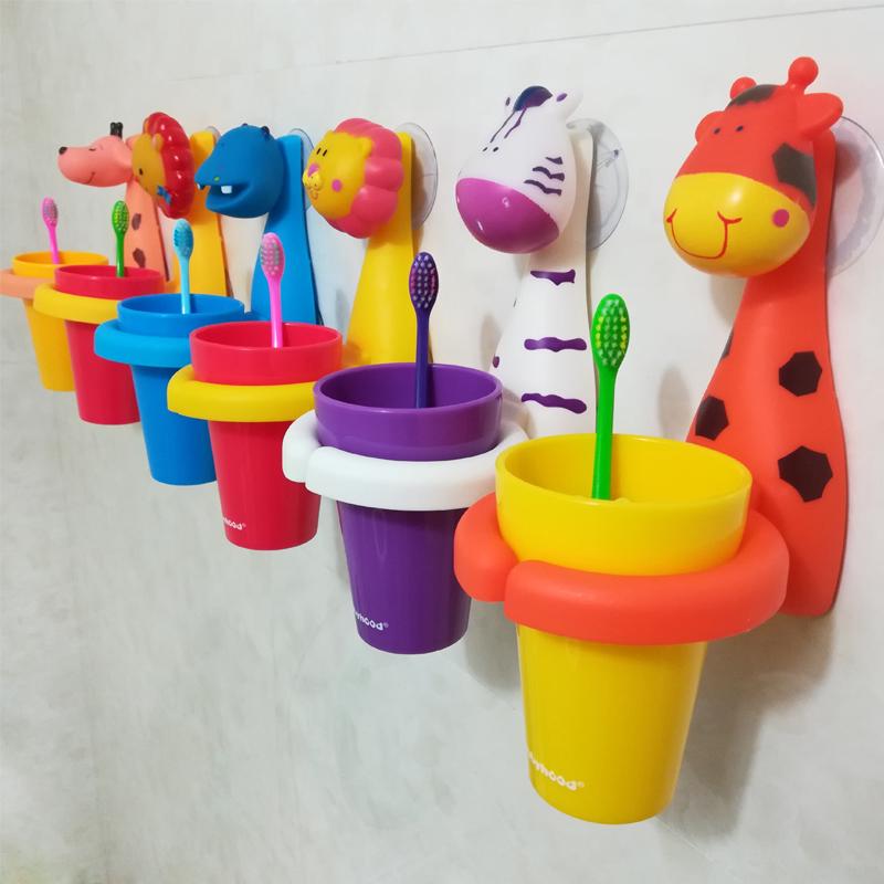 Hộp Đựng Bàn Chải Đánh Răng Gắn Tường Hình Động Vật Dễ Thương