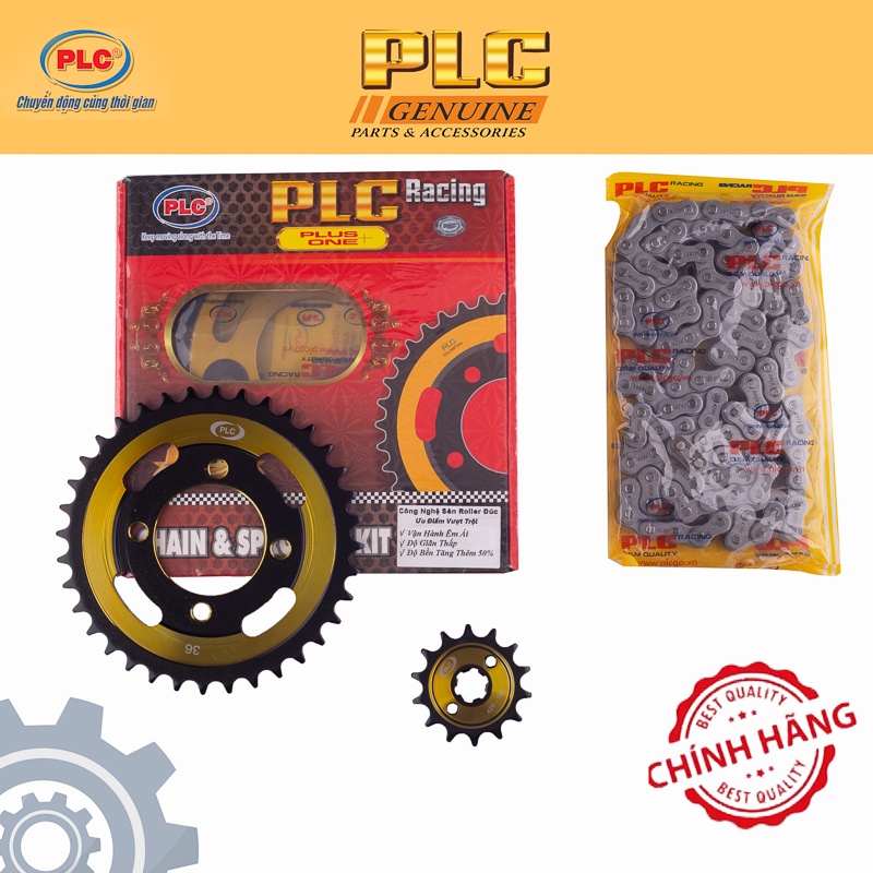 NHÔNG SÊN DĨA PLC RACING WAVE (ống lót đúc) HỘP ĐỎ