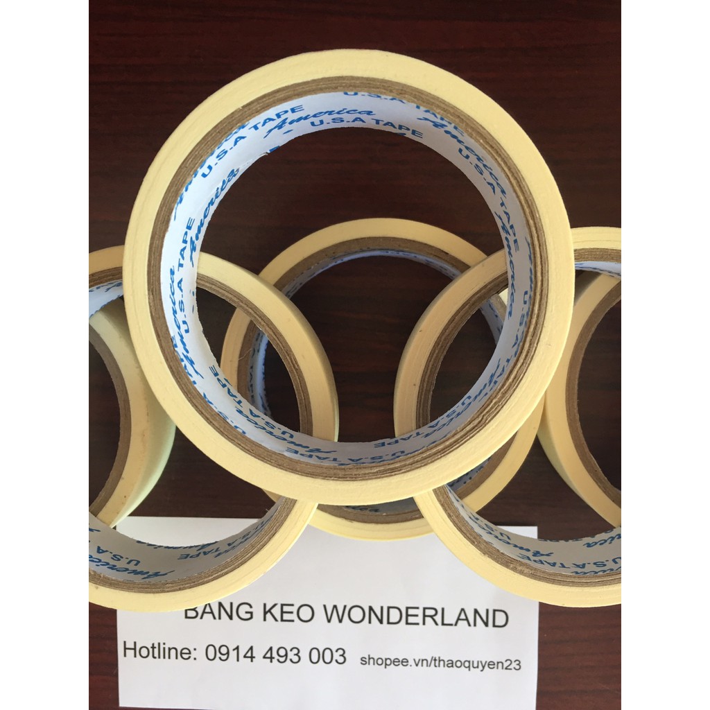 Băng keo giấy nhăn 24mm 14m