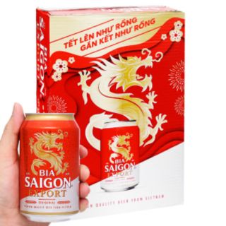 Bia Sài Gòn Export 330ml Thùng 24 lon