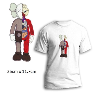 Miếng ủi truyền nhiệt offset dán quần áo hình KAWS 02