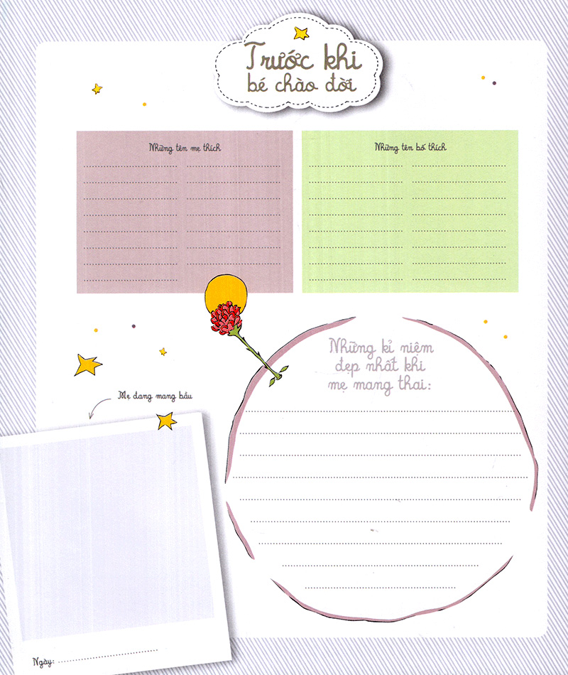 Sách Nhật Kí Đầu Đời Của Hoàng Tử Bé