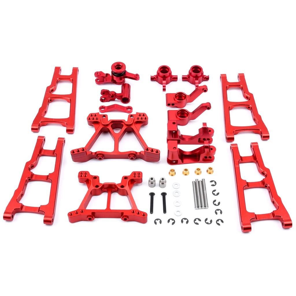 Cánh Tay Lái Nâng Cấp Chống Sốc Bằng Kim Loại Cho Xe Điều Khiển Từ Xa Traxxas Slash 4x4 HuanQi 727 1 / 10