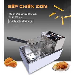 Bếp Chiên Nhúng Điện Đơn 6L