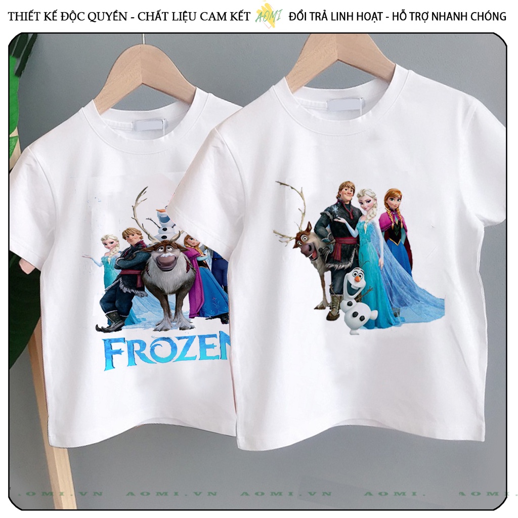 ÁO THUN PRICESS CÔNG CHÚA BĂNG GIÁ PHÔNG NAM NỮ GIA ĐÌNH CẶP ĐÔI CÓ SIZE TRẺ EM CHO BÉ TRAI GÁI AOMIVN