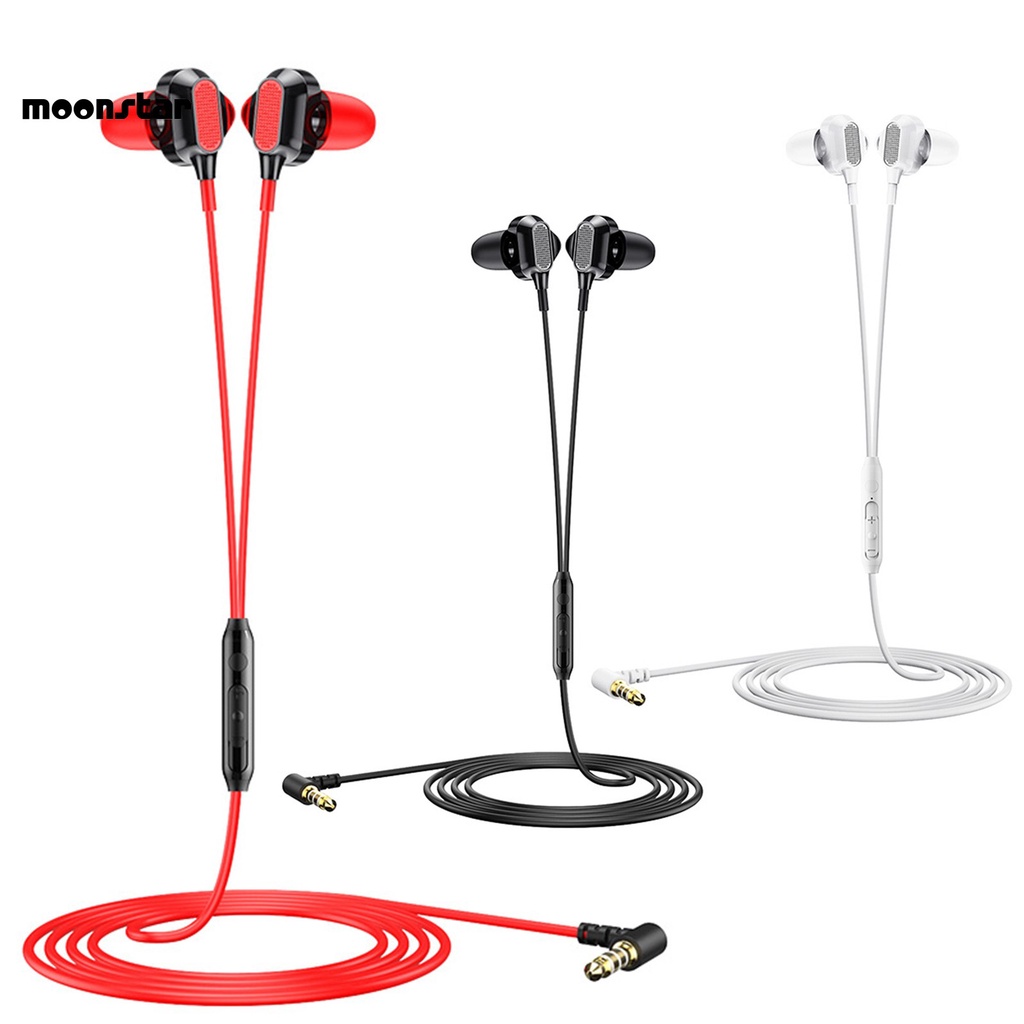 MS   Lightweight Wired Earphone 3.5mm HD Earphone Stereo Sound for Calling