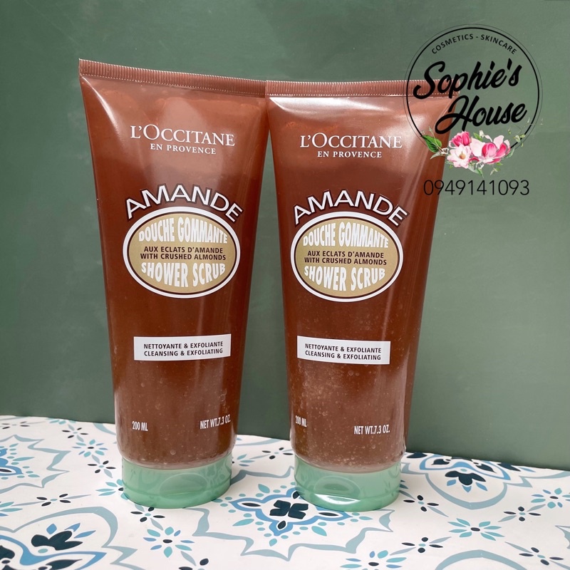 Gel tắm tẩy da chết Loccitane Almond Shower Scrub