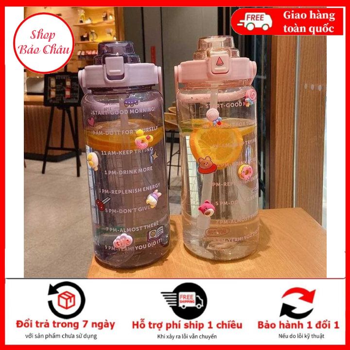 Bình đựng nước 2l có vạch chia