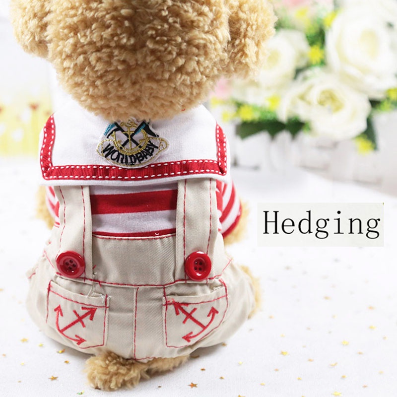 Trang Phục Bốn Chân Họa Tiết Caro Hoạt Hình Thời Trang Xuân Hè Cho Thú Cưng