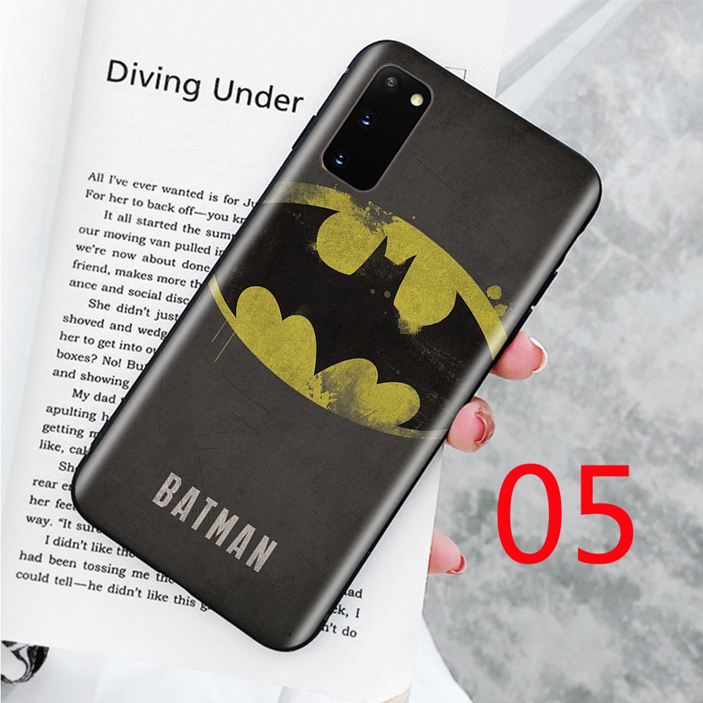 Ốp Lưng Mềm In Hình Logo Batman Cho Samsung Galaxy A11 A21 A31 A51 A71 A81 A91 A2 Core S7 Edge