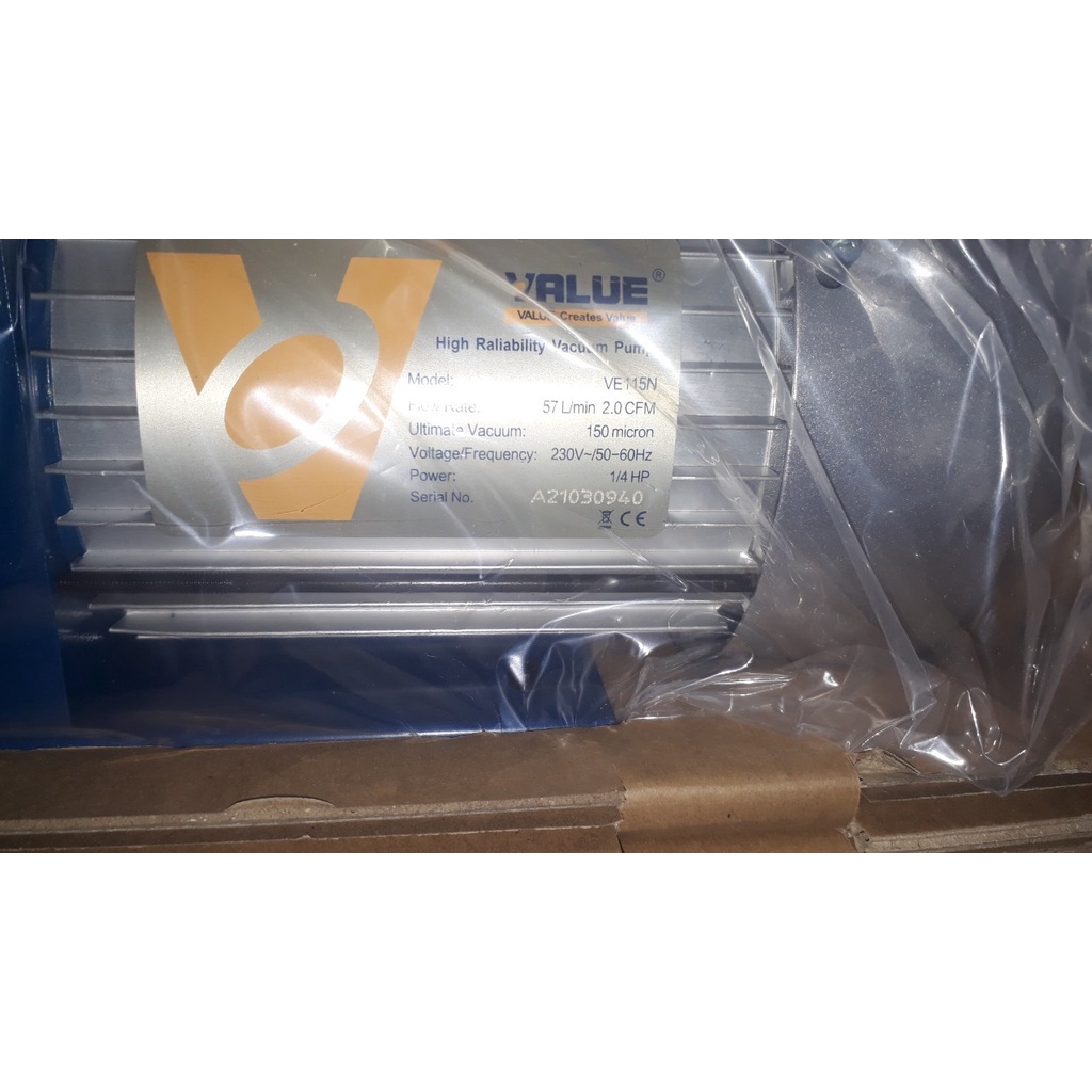 Máy Hút Chân Không VALUE VE115N 2.0 CFM ̣(Kèm ảnh thật)