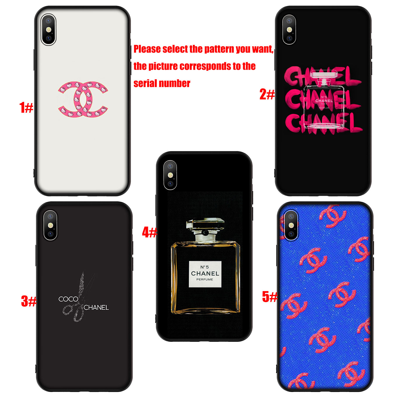 Ốp Điện Thoại Silicon Mềm In Logo Chanel Màu Hồng Cho Xiaomi Redmi Note 5 Pro Plus 5a 4x S2 Mi Poco X3 Nfc M3 9t