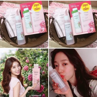 (CÓ SẴN) Set nước hoa hồng MAMONDE 250ml + refill 250ml