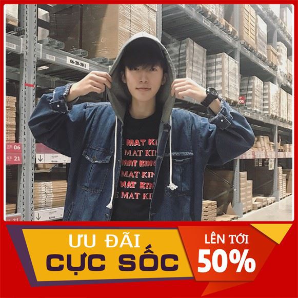 [ Sale Siêu Khủng ] áo khoác jean nam,khoác jean Unisex cao cấp KJC14 thời trang trung niên