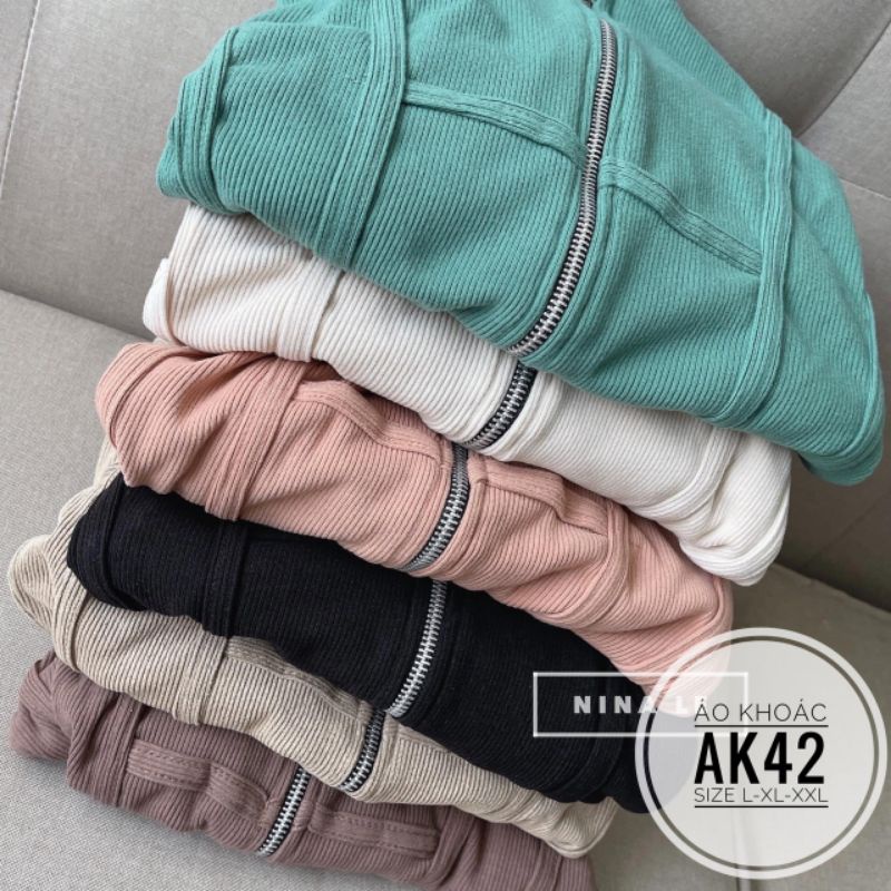 Áo Khoác Thun Gân Big Size