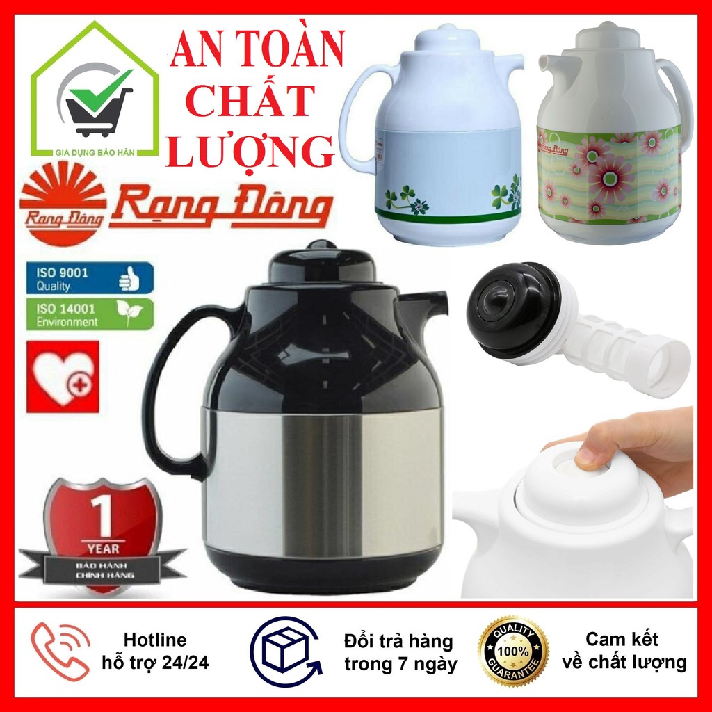 Phích Giữ Nhiệt Rạng Đông Cao Cấp Dung Tích 1 Lít, Hàng Chính Hãng