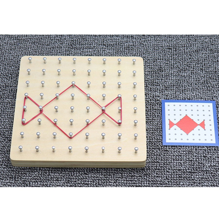 Bộ dây chun tạo hình -Giáo cụ Montessori