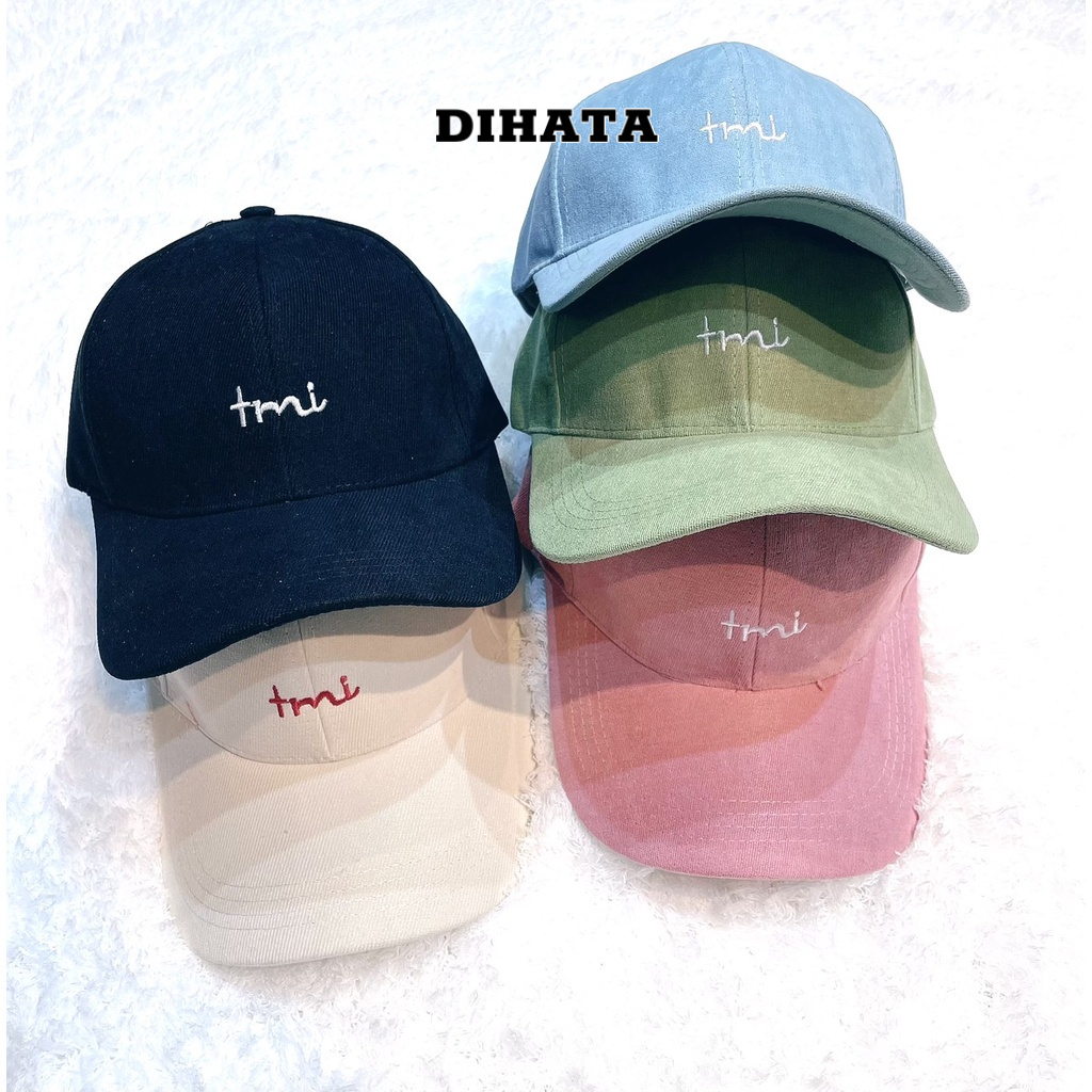Mũ Lưỡi Trai Nam Nữ Nón Kết Tmi Form Mềm Chất Vải Cotton KAKI Thoáng Mát Nhiều Màu Hot - DIHATA SHOP