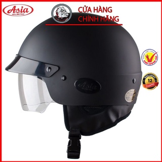 Mũ Bảo Hiểm ASIA MT139 1/2 Kính Âm - BH Chính Hãng 12 Tháng