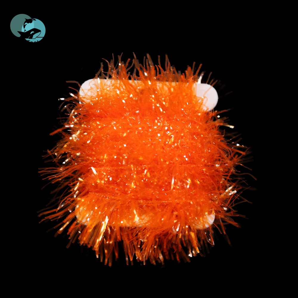 Đèn Nháy Pha Lê Chenile Hackle Nhấp Nháy Cho Streamer Egg Salmon Trout Fly Marabou Crappie Jigs