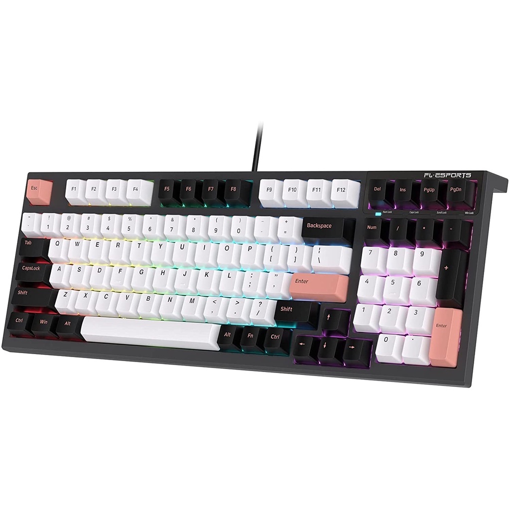 Bàn phím FL-Esports FL980 CP White OV Kailh Box White