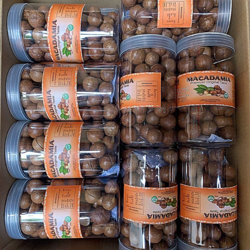 Hạt macca Úc vỏ nứt tự nhiên