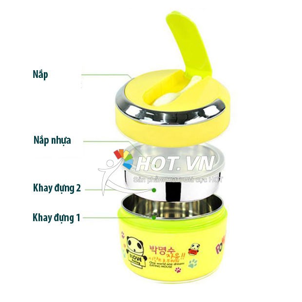 [FREE.SHIP] Cặp Lồng Cơm Giữ Nhiệt QQ 4 Cỡ | BigBuy360 - bigbuy360.vn