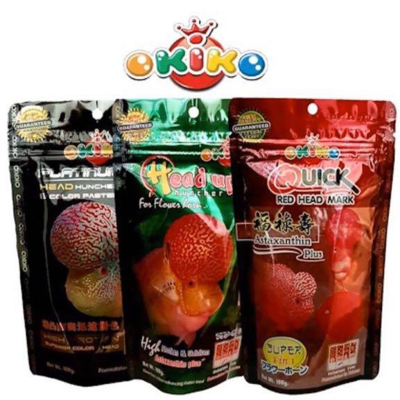 OKIKO Thức ăn cá La Hán túi 100g