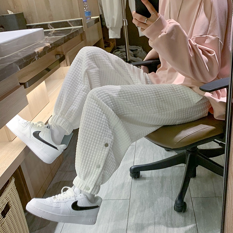 Quần dài ống rộng thiết kế đơn giản thời trang cho nam size S-3XL