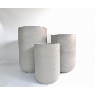 Chậu ống cao xi măng