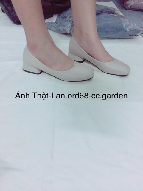 [ORDER] Giày búp bê gót 3cm giày da chắc chắn xinh xắn (có ảnh thật) | BigBuy360 - bigbuy360.vn