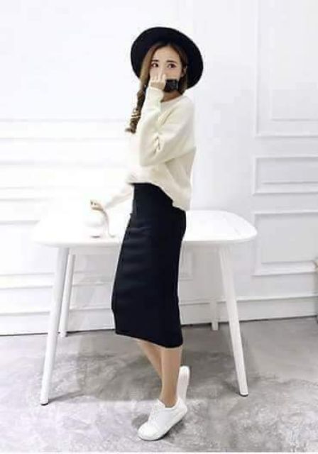 Chân váy len dáng dài ( 72cm) | BigBuy360 - bigbuy360.vn
