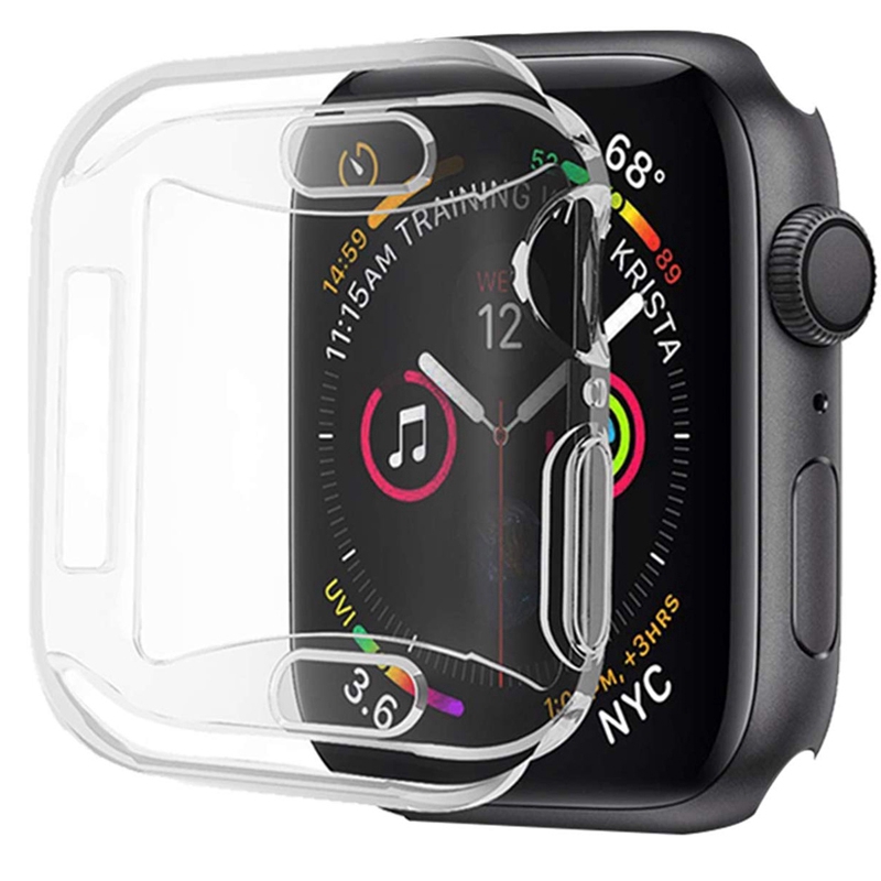 Vỏ nhựa mềm bọc bảo vệ đồng hồ thông minh Apple Watch 3 2 1 42MM 38MM iWatch 4 5 6 se 40MM 44MM