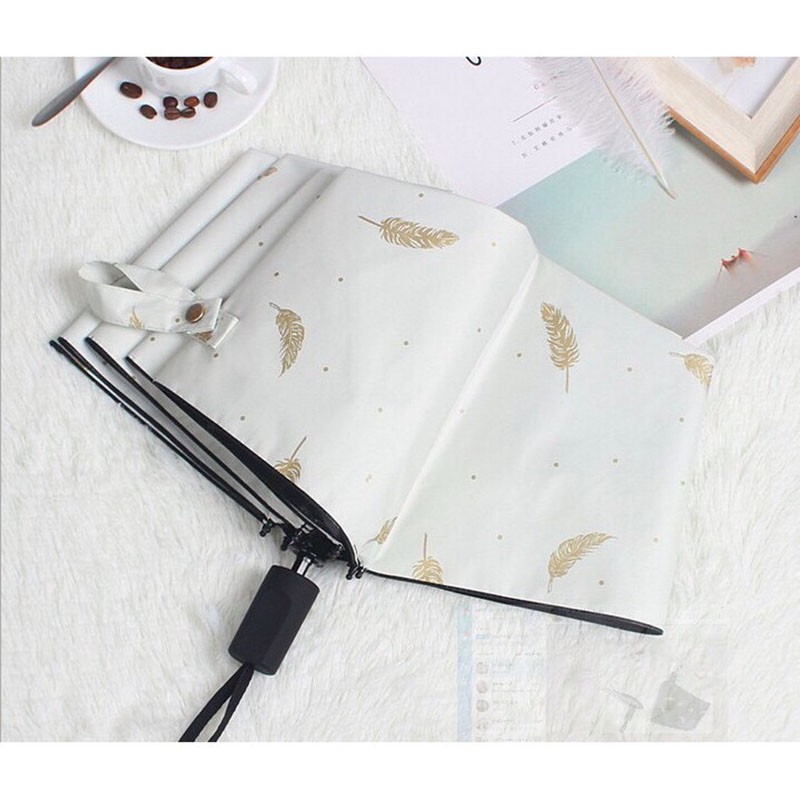 Ô Lông Vũ Gấp Gọn-Chống Tia UV-Bỏ Túi Tiện Dụng