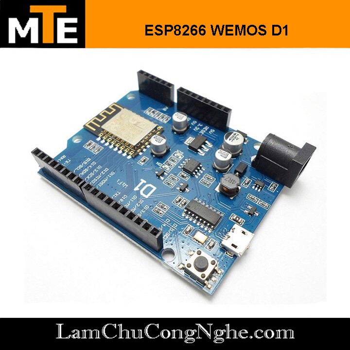 Mạch thu phát wifi ESP8266 WEMOS D1 internet of thing IOT