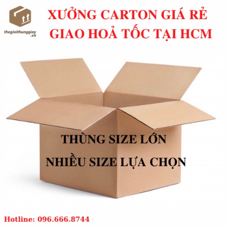 [Thùng giấy lẻ] Thùng giấy chuyển nhà siêu to khổng lồ, nhiều kích thước lớn, thùng giấy hàng không, GIAO HOẢ TỐC GIÁ RẺ