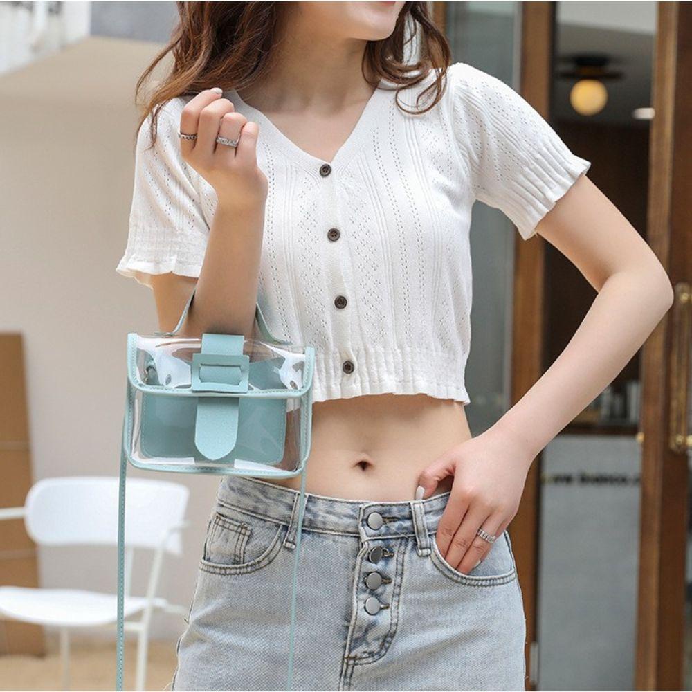 Túi Đeo Chéo Trong Suốt Thời Trang Hàn Cho Nữ 2life