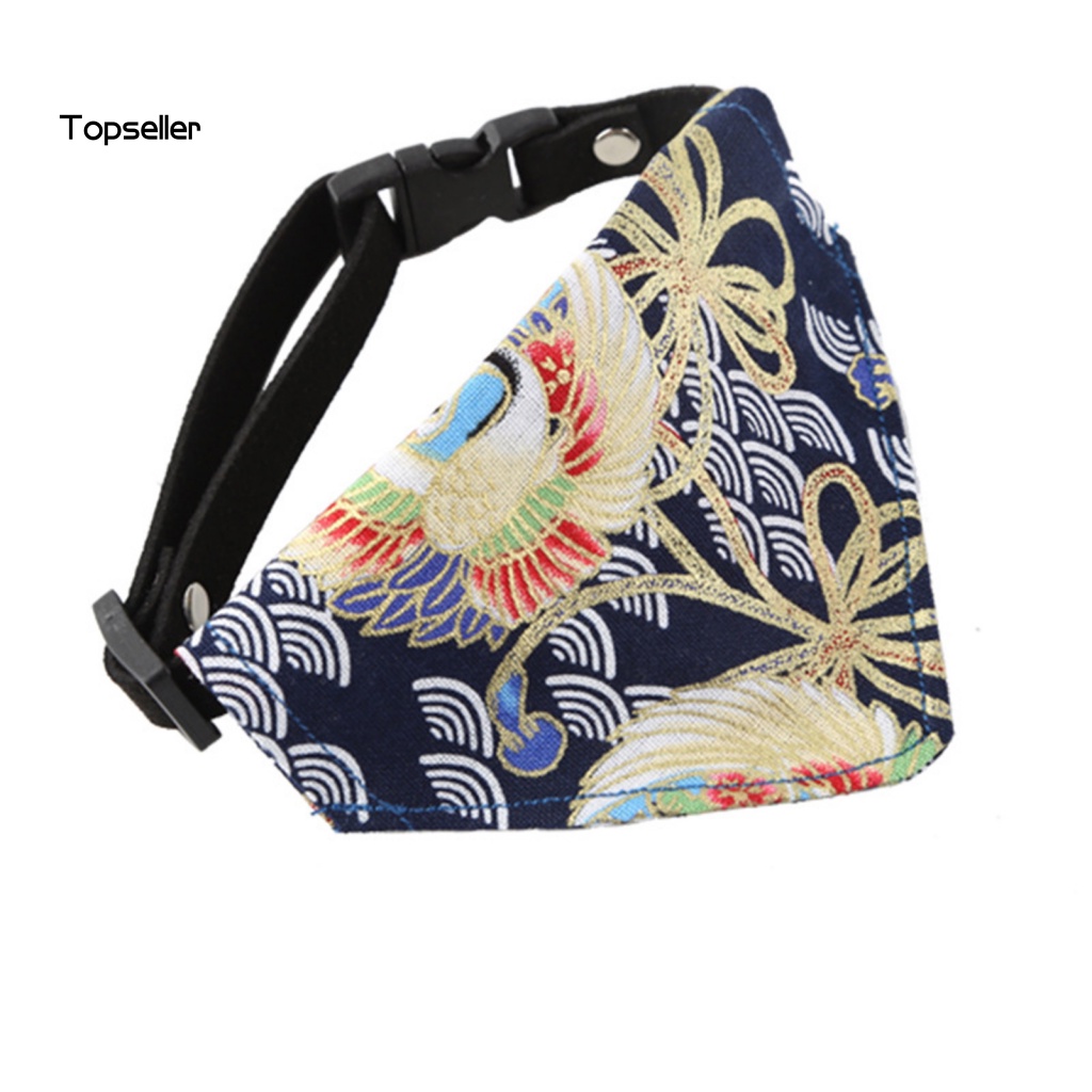 Khăn Choàng Cổ Hình Tam Giác Có Thể Giặt Sạch Dành Cho Mèo Cưng