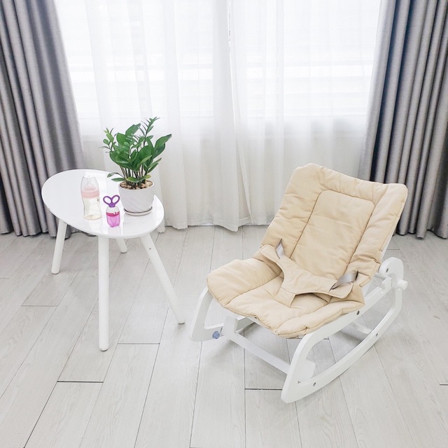 Ghế gỗ bập bênh Pier Rocking Baby Chair