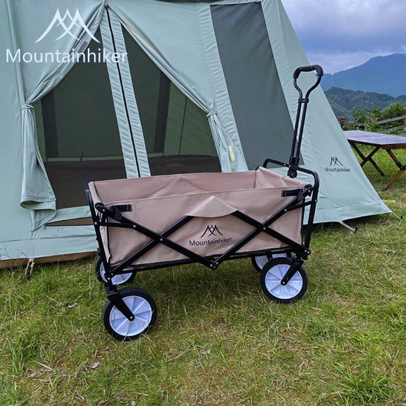 Xe Kéo Dã Ngoại Mountainhiker Gấp Gọn Khung Hợp Kim Nhôm - Xe Đẩy Cắm Trại Tải Trọng 80kg Dung Tích 90 Lít