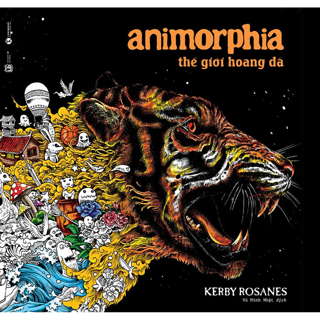 Sách Animorphia - Thế Giới Hoang Dã (Sách Tô Màu Dành Cho Người Lớn)