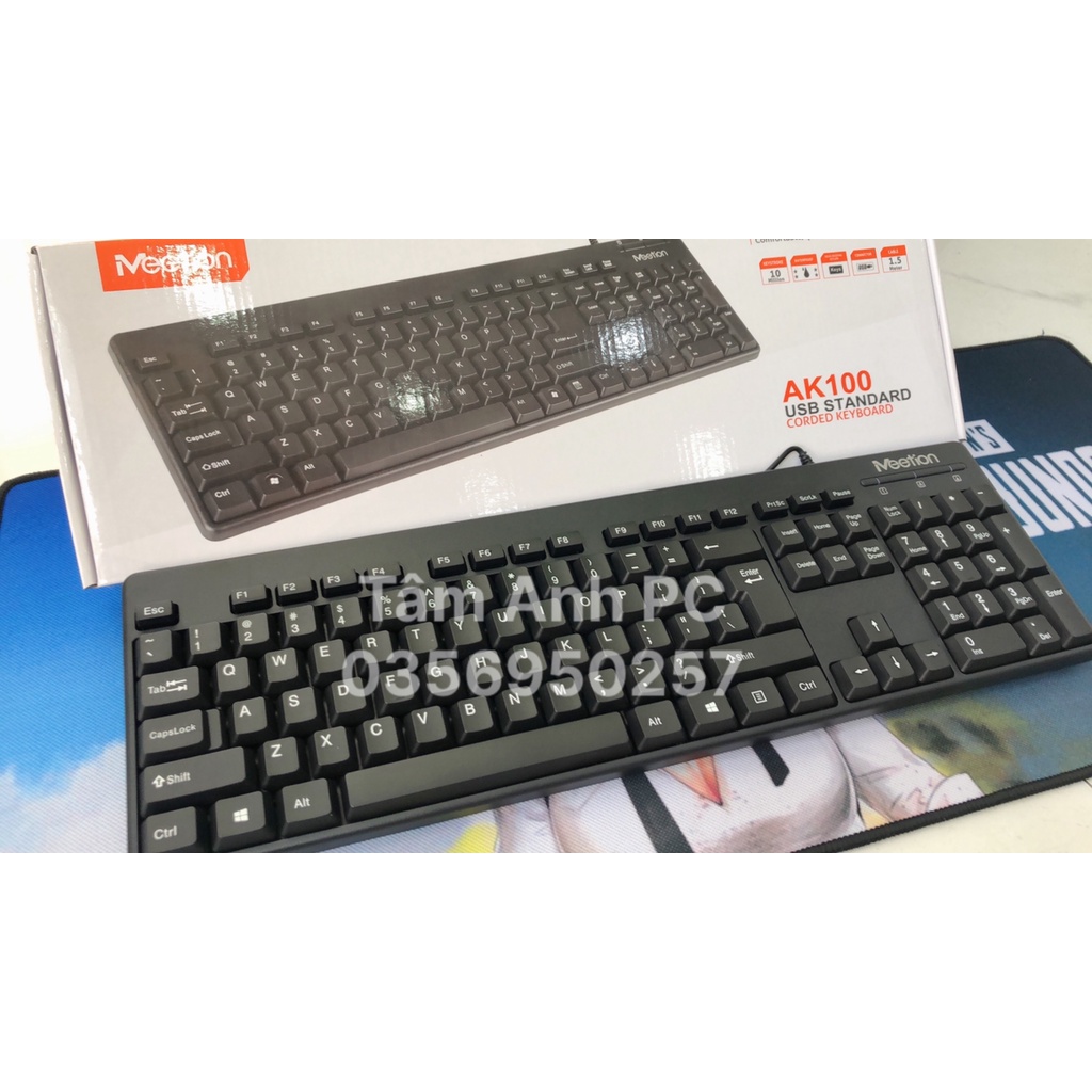 COMBO Bộ phím chuột văn phòng Meetion AK100+M361 - Meetion AK100+M361 | BigBuy360 - bigbuy360.vn