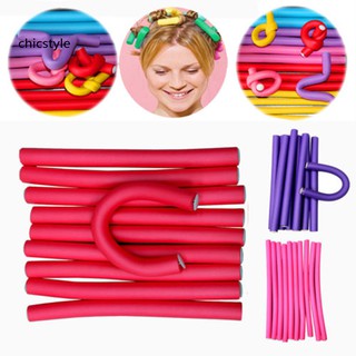 Set 10 Dụng Cụ Uốn Tóc Tiện Lợi Màu Trơn