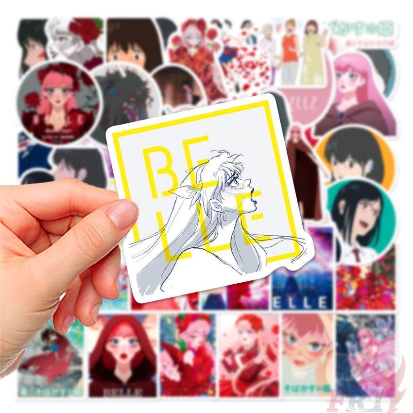 ❉ Belle: The Princess of Dragons and Tàn Nhang Series 01 Sticker ❉ Bộ 50 Sticker Chống Thấm Nước Họa Tiết Doodle Hợp Thời Trang