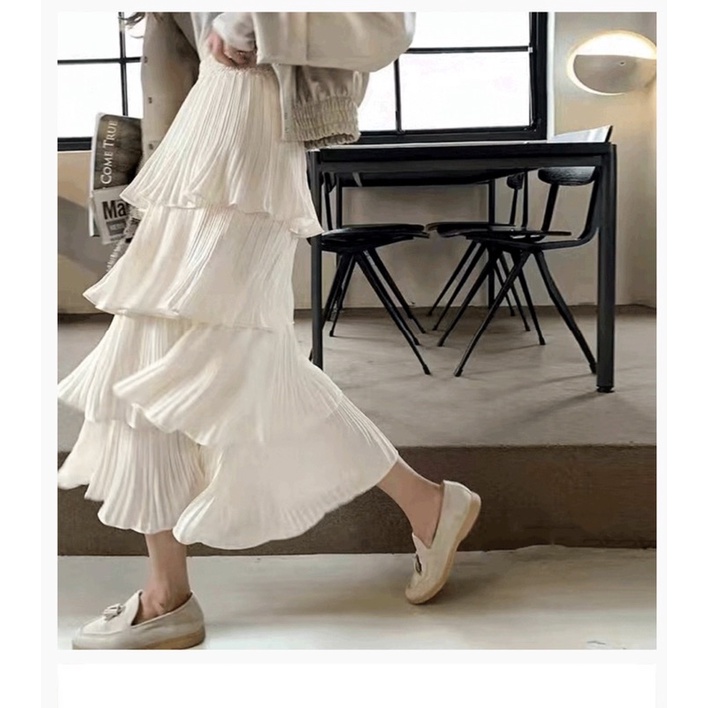 (SALE SỐC) Chân váy xếp tầng - Chân váy xếp ly nhiều tầng - Nhiều màu lựa chọn