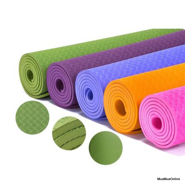 Thảm Tập Yoga PVC 173x61x0,3 Cm Cao Cấp