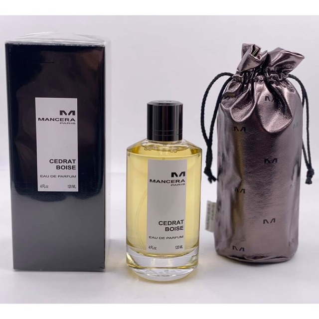 Nước hoa Nam Mancera Cedrat Boise 120ml Hương trái cây trên nền gỗ thông, bám tỏa lâu, dùng hè tốt.