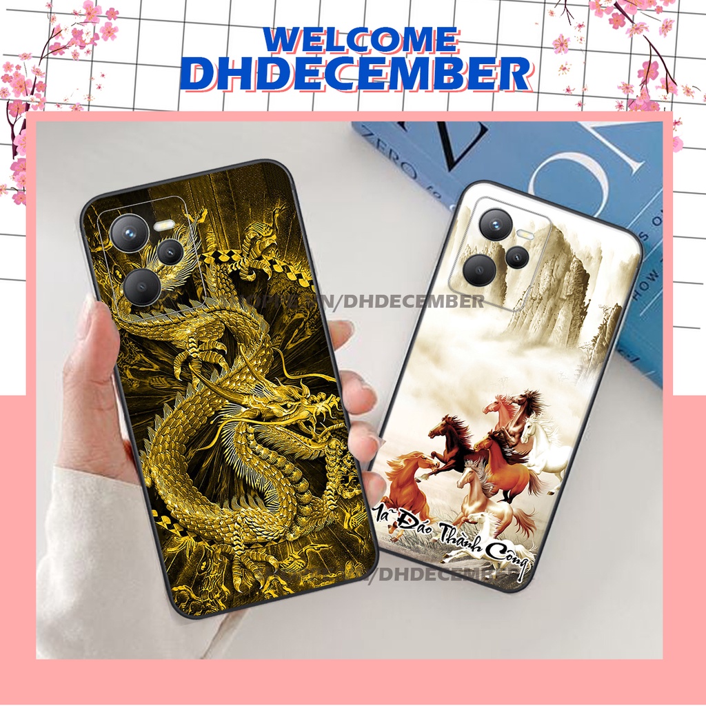 Ốp lưng Realme C35 in hình thư pháp tâm an vạn sự an ,mã đáo thành công SIÊU CHẤT